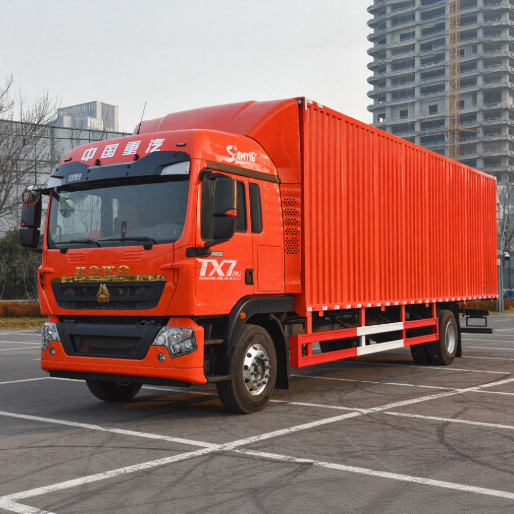 HOWO TX7 Pro 4X2 Box Cargo Truck